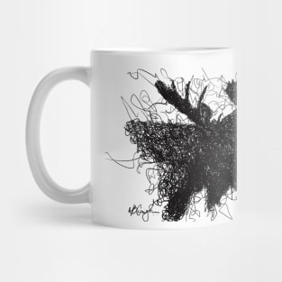 Moose Sketch Mug